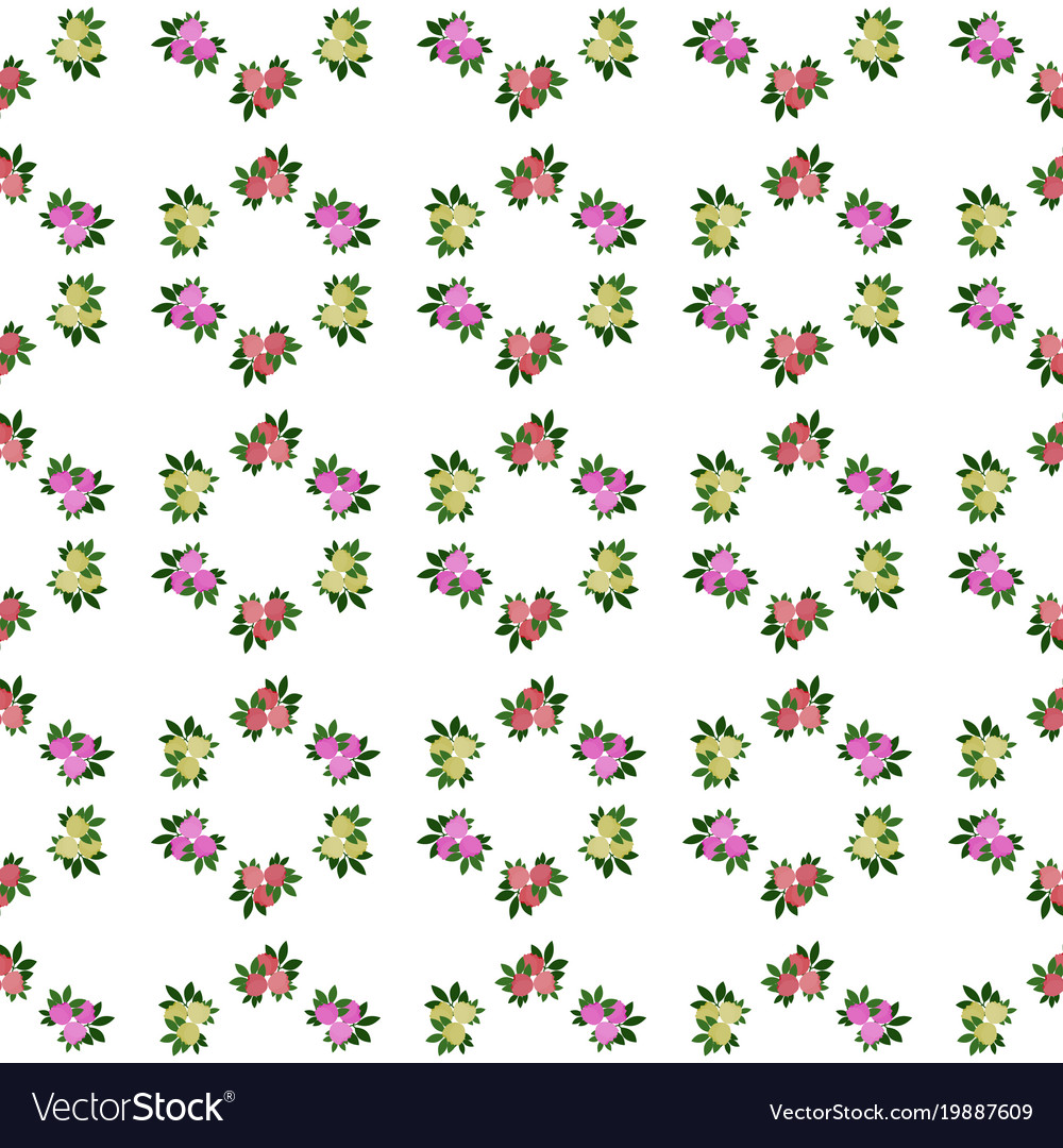 Bedding with a pattern of flowering