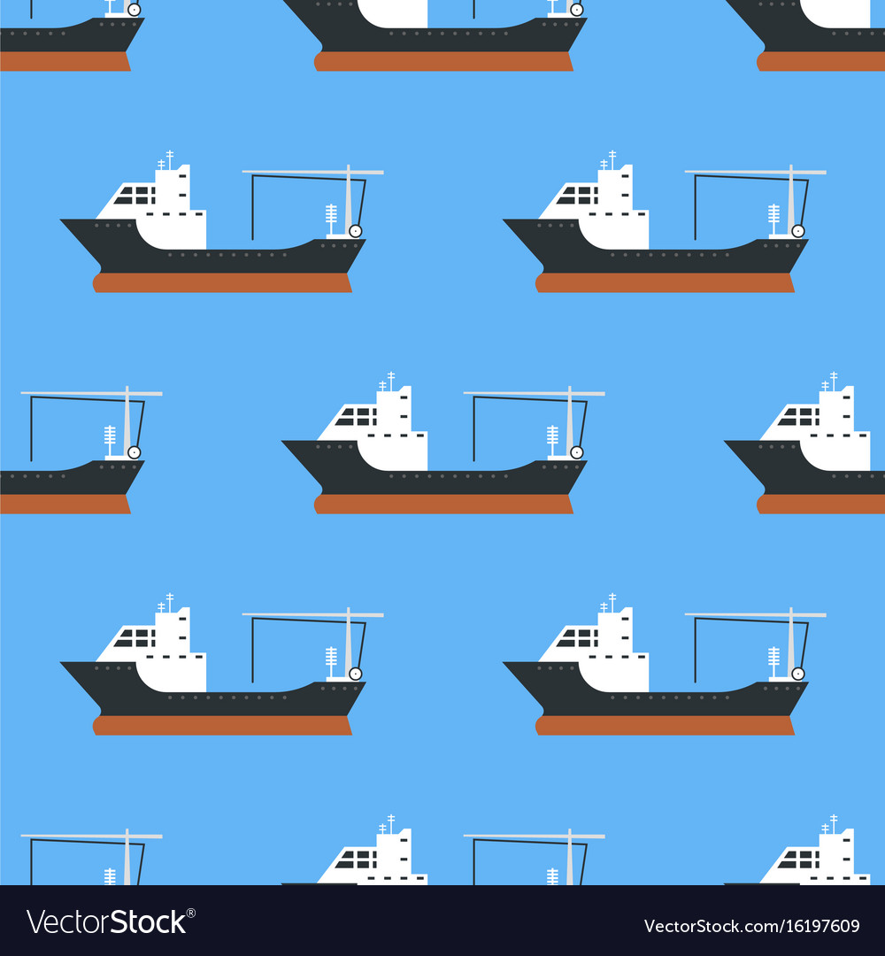 Cargo vessels and tankers shipping delivery bulk Vector Image