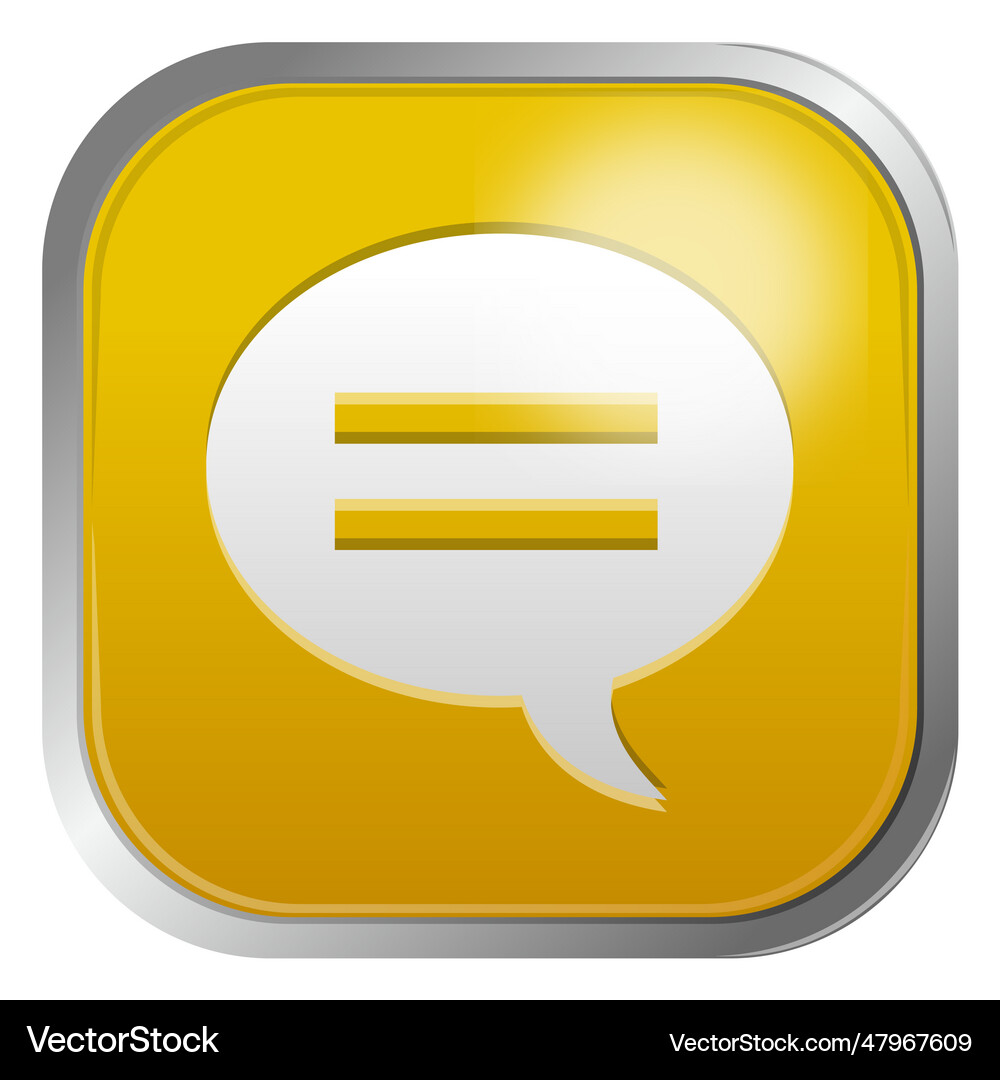 Chat bubble icon 3 Royalty Free Vector Image - VectorStock