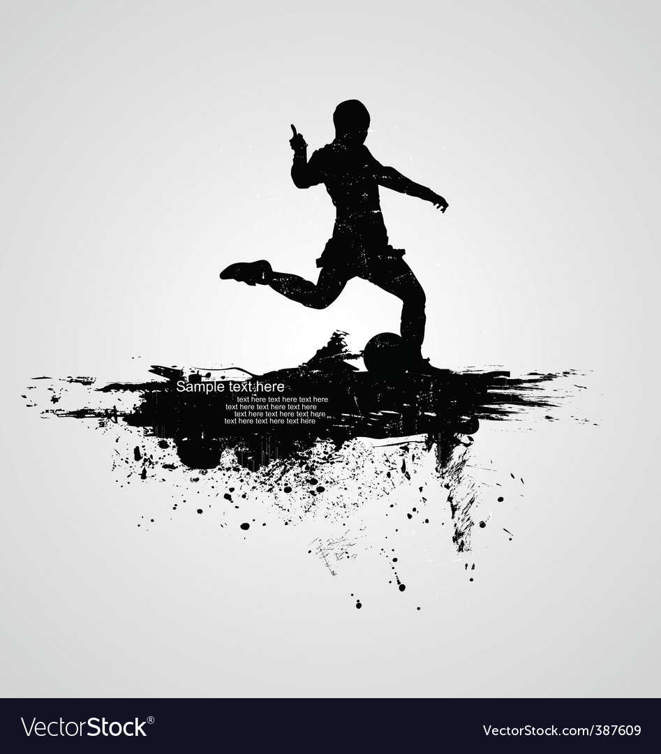 Dynamic Soccer Action Shot