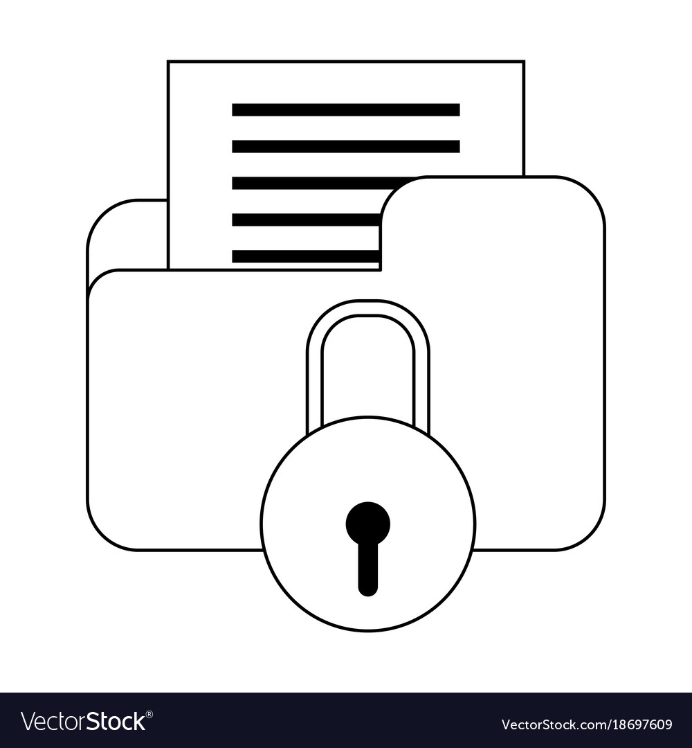 File and padlock design