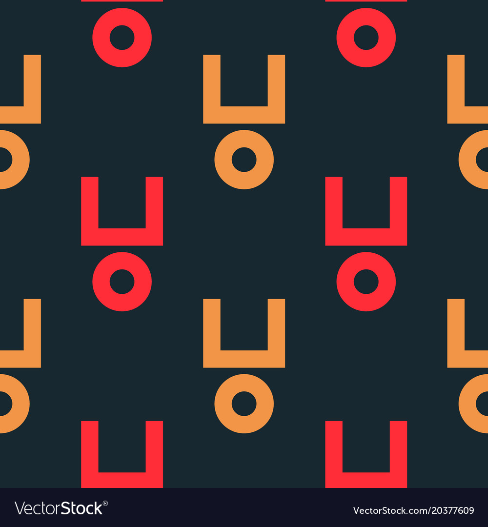 Jumping back seamless pattern