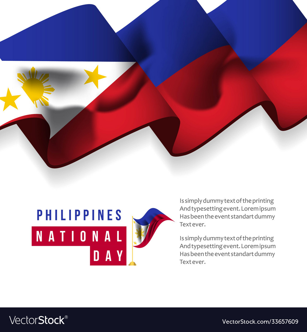 Philippines national day template design