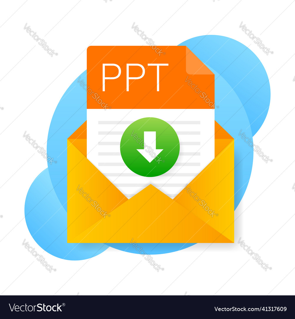 Ppt file icon spreadsheet document type modern