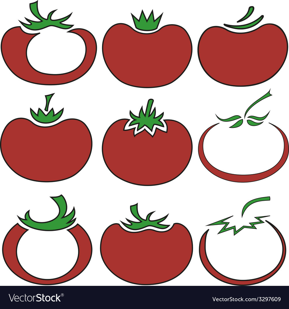 Tomato Icon Royalty Free Vector Image - Vectorstock