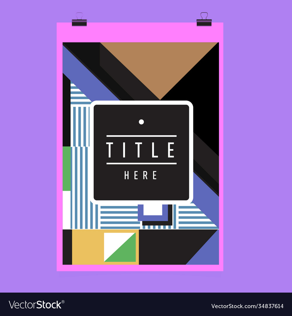 Abstract colorful geometric pattern background Vector Image Abstract colorful geometric pattern background