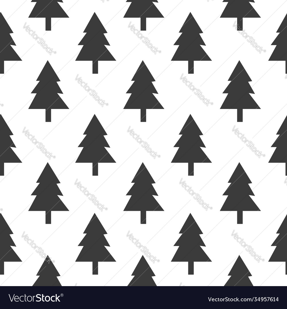 Christmas Tree Pattern Background