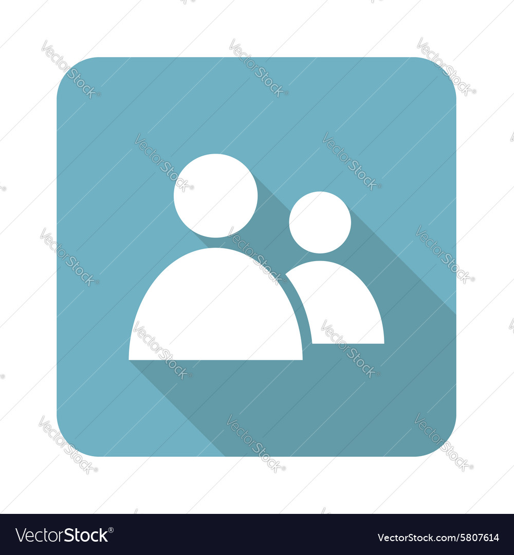 Contacts Icon Square Royalty Free Vector Image