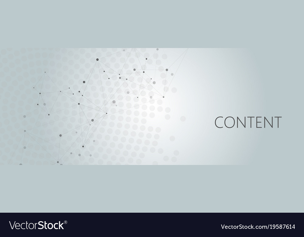 Horizontal template with modern design abstract