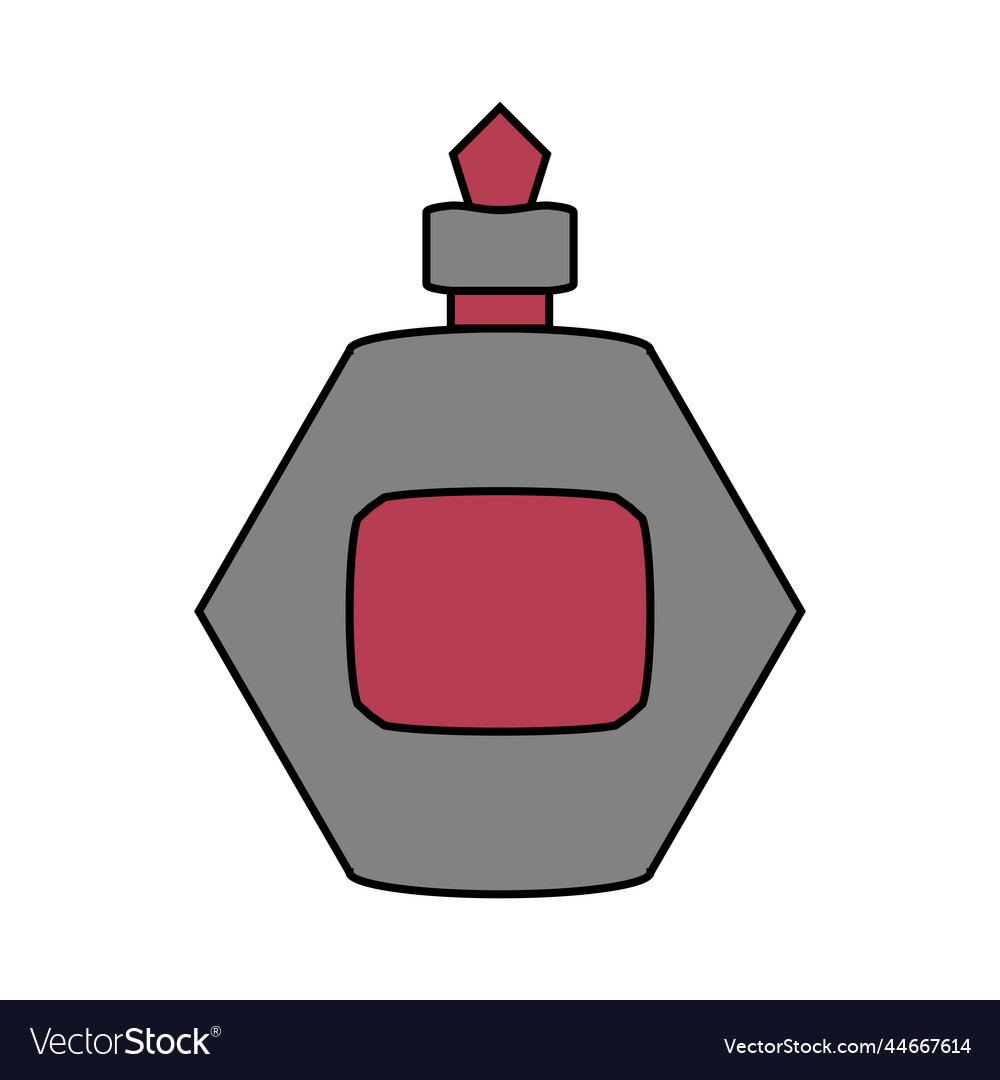 Perfume icon on white