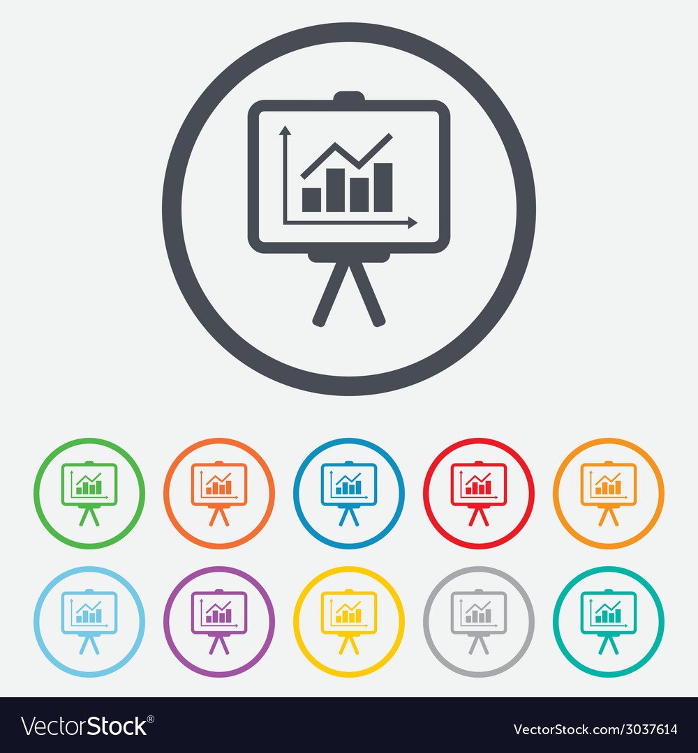 Presentation Icon - Chart & Diagram