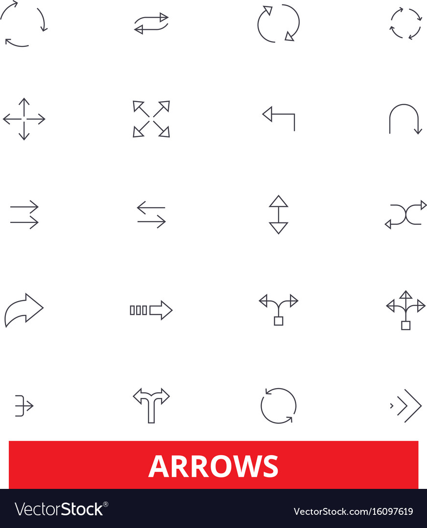 Arrows direction pointer icon button drawing