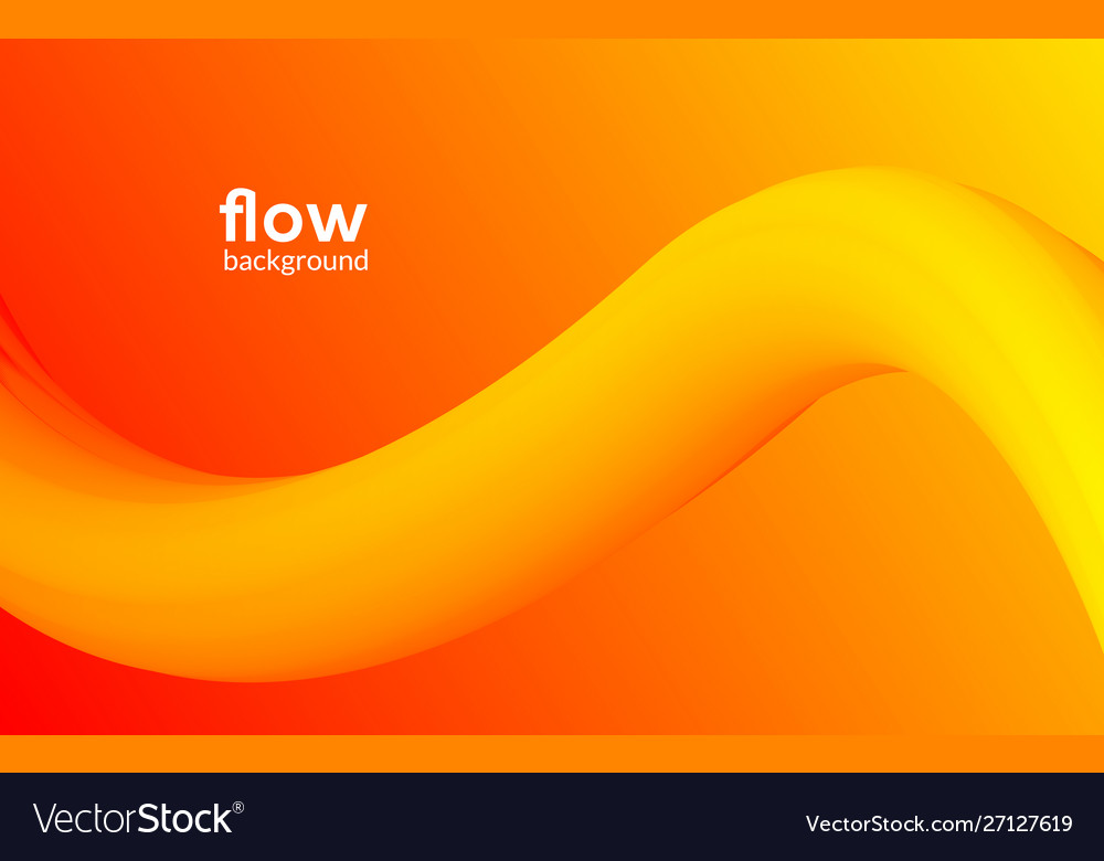Futuristic Flow Wave Background