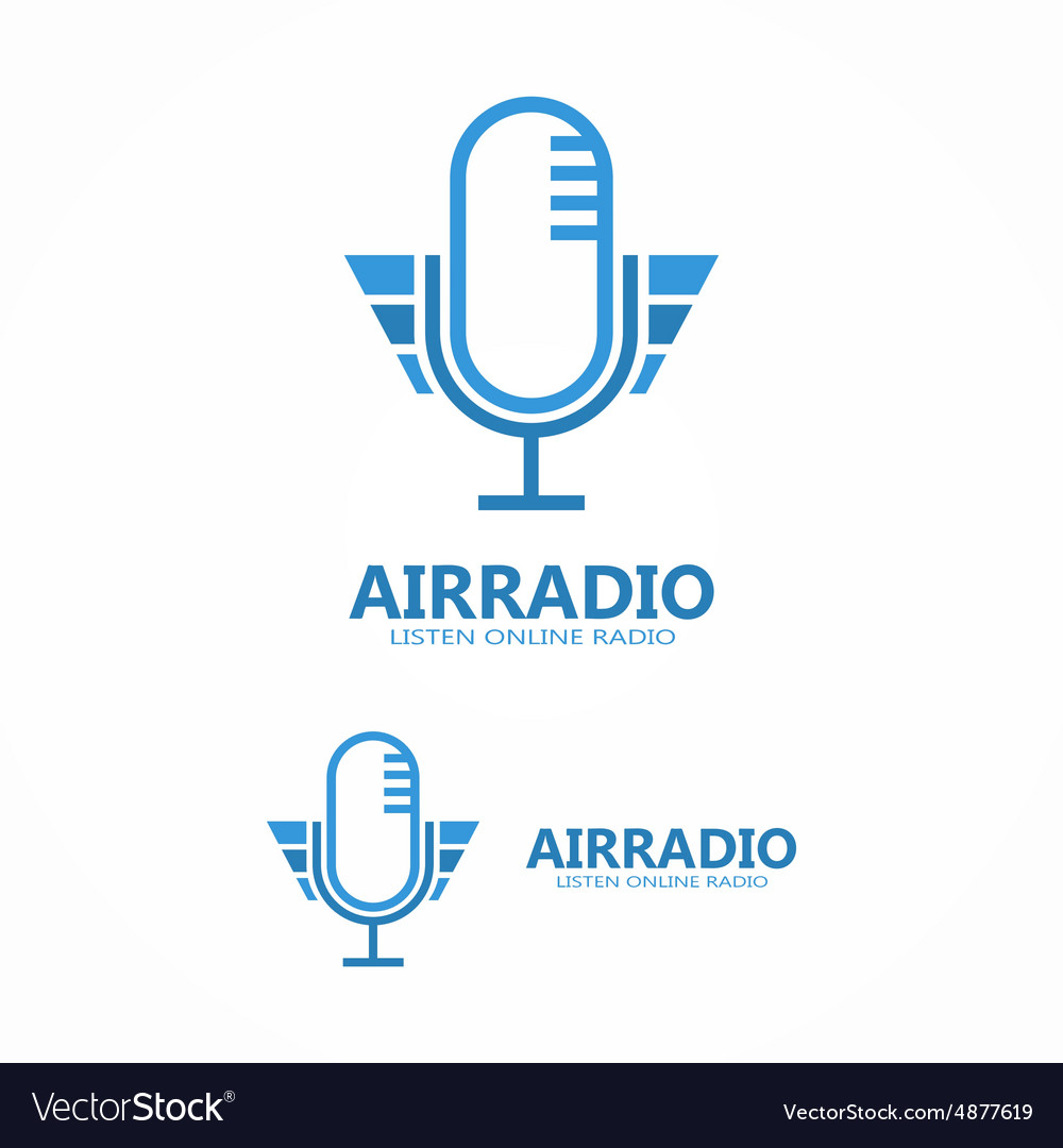 Microphone icon or logo