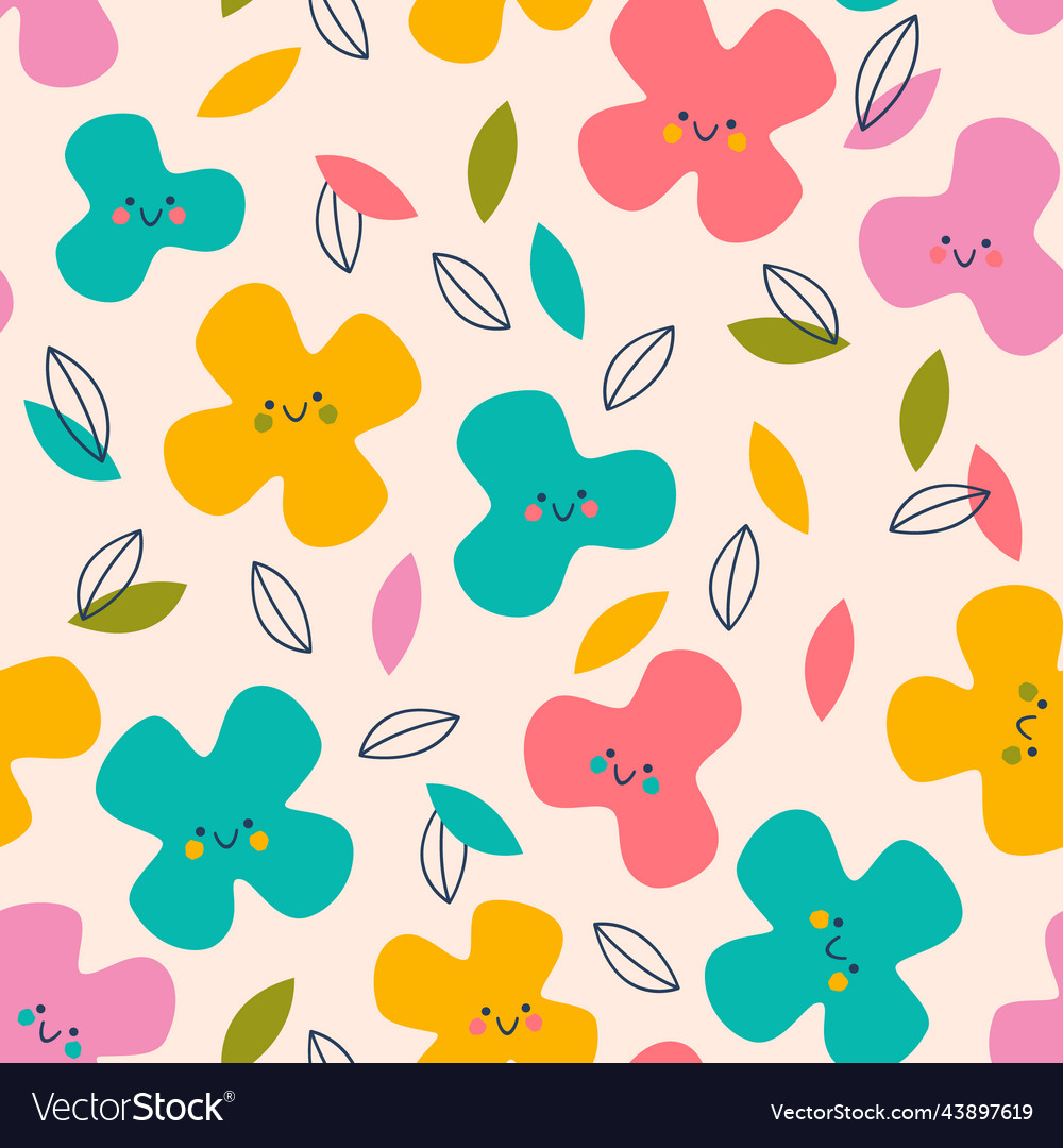 Smiling Flower Pattern