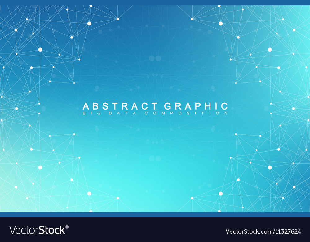 Big data complex Graphic abstract background Vector Image