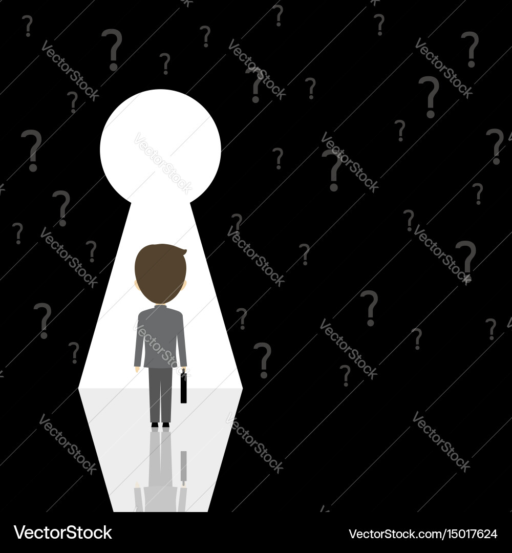 Business solution concept Royalty Free Vector Image
