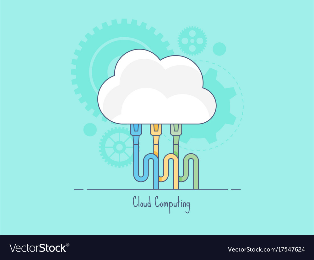 Cloud computing icon