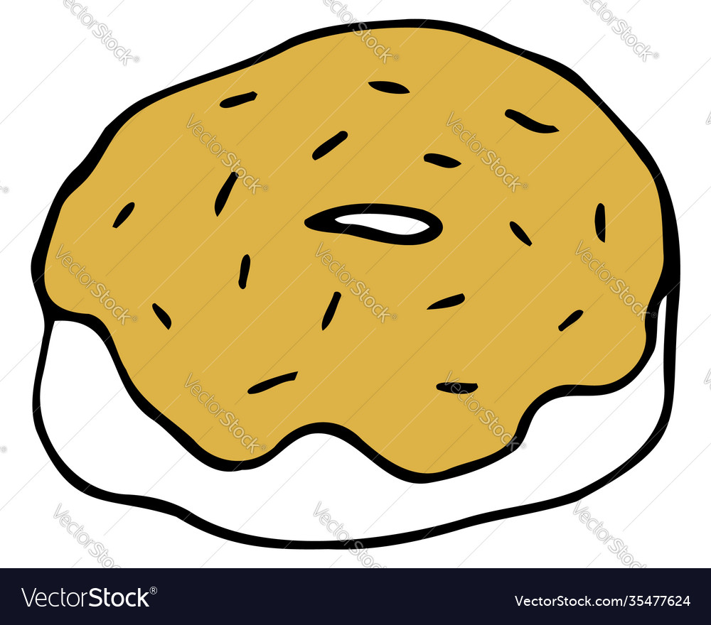 Isolated element vector image Isolated element