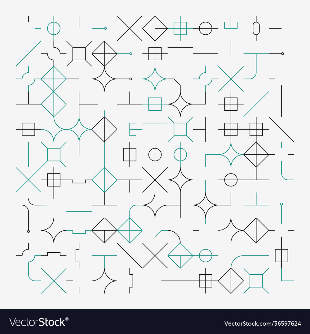 Linear Geometric Pattern