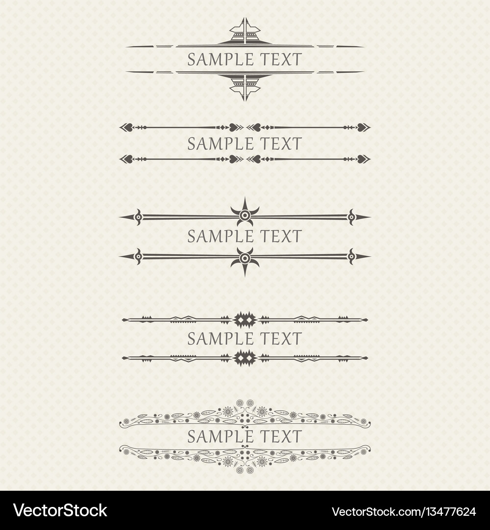Ornate frames Royalty Free Vector Image - VectorStock