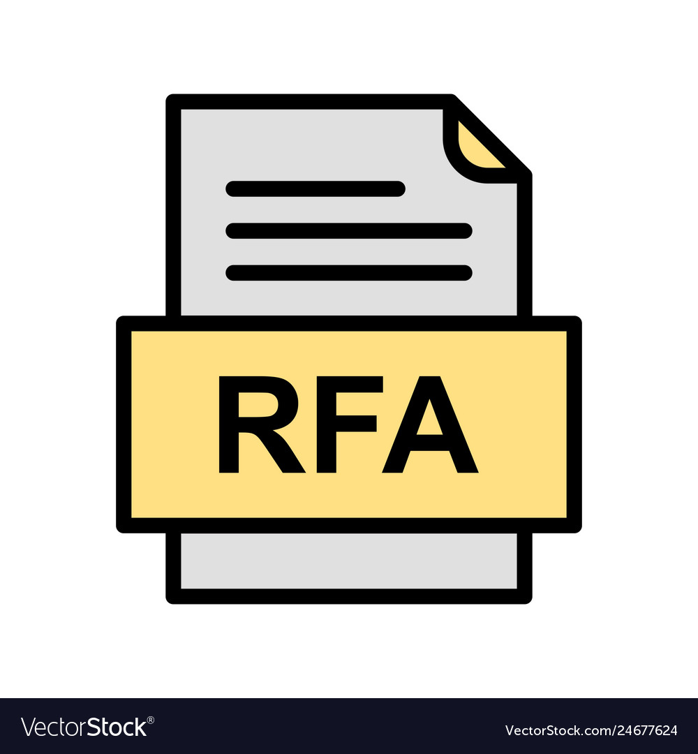 Rfa file document icon