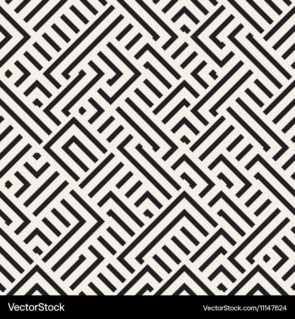 Seamless diagonal irregular interlacing Royalty Free Vector