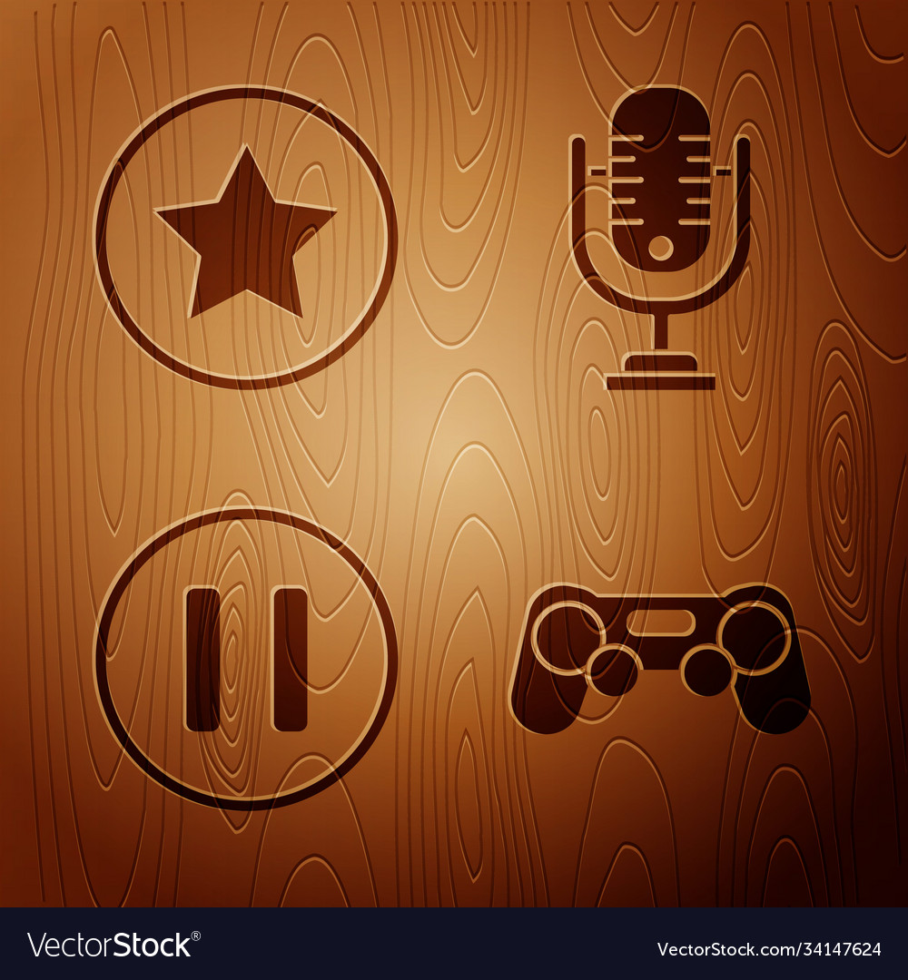 Set gamepad star pause button and microphone