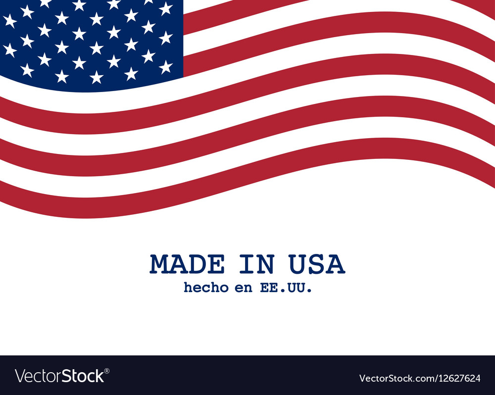 Usa flag marketing and production design