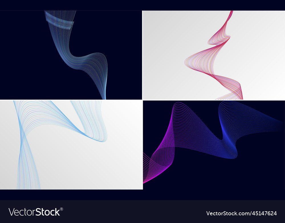 Wave curve abstract backgrounds for a unique Vector Image Wave curve abstract backgrounds for a unique