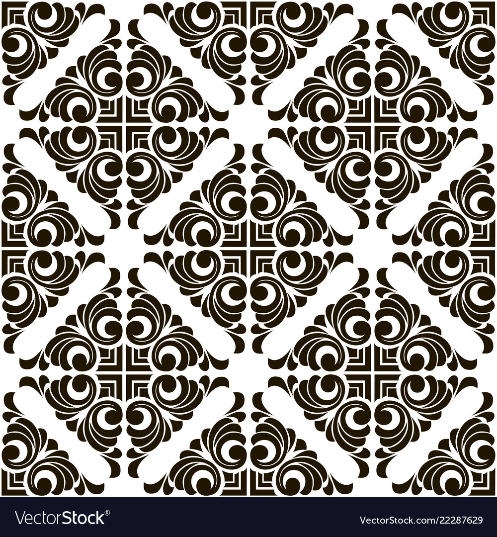 Abstract seamless patchwork pattern vector image Abstract seamless patchwork pattern