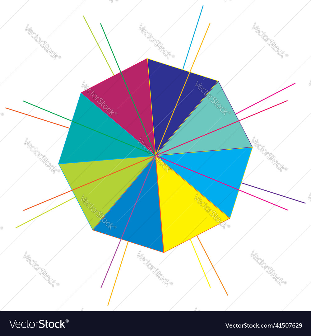 Bunte geometrische abstrakte Symbol-Motiv