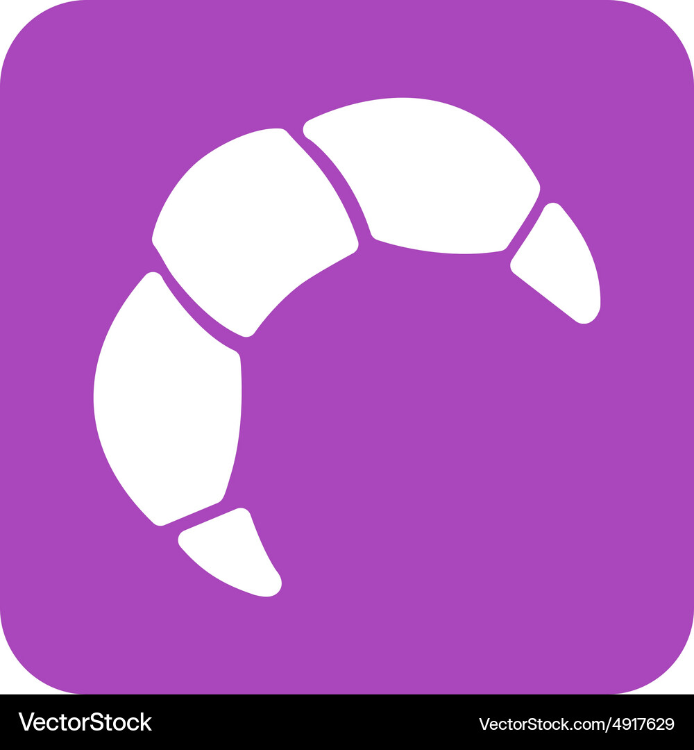 Croissant Royalty Free Vector Image - VectorStock