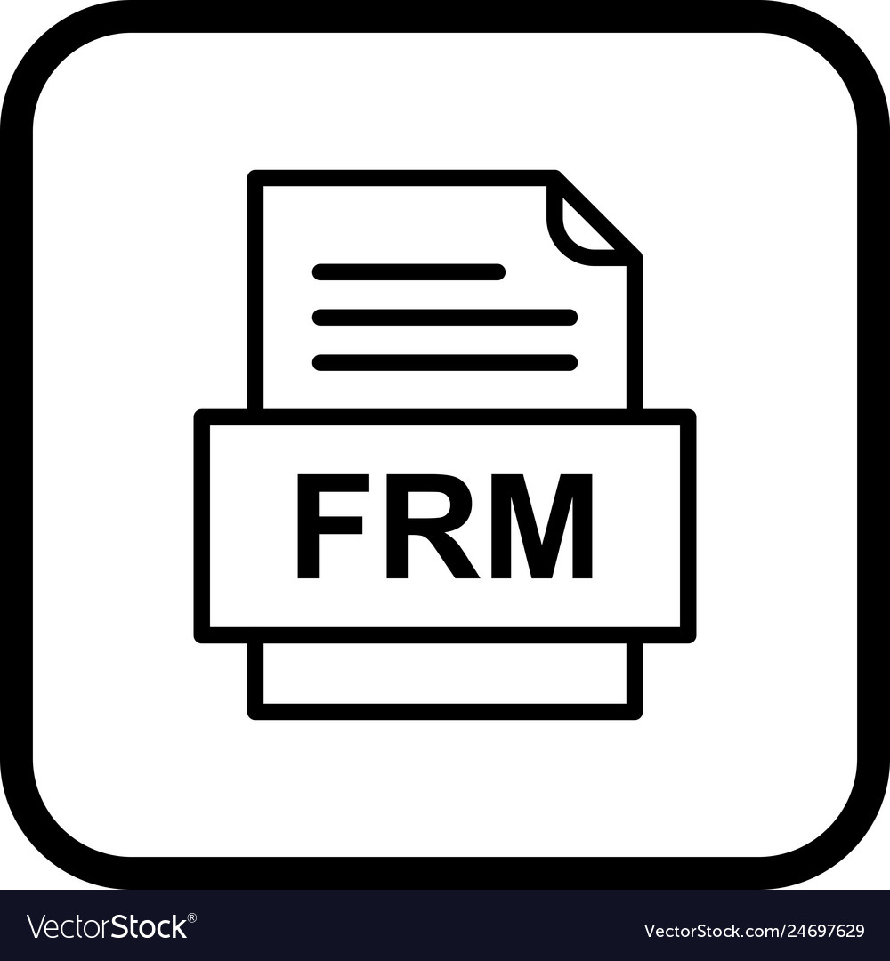 Frm file document icon