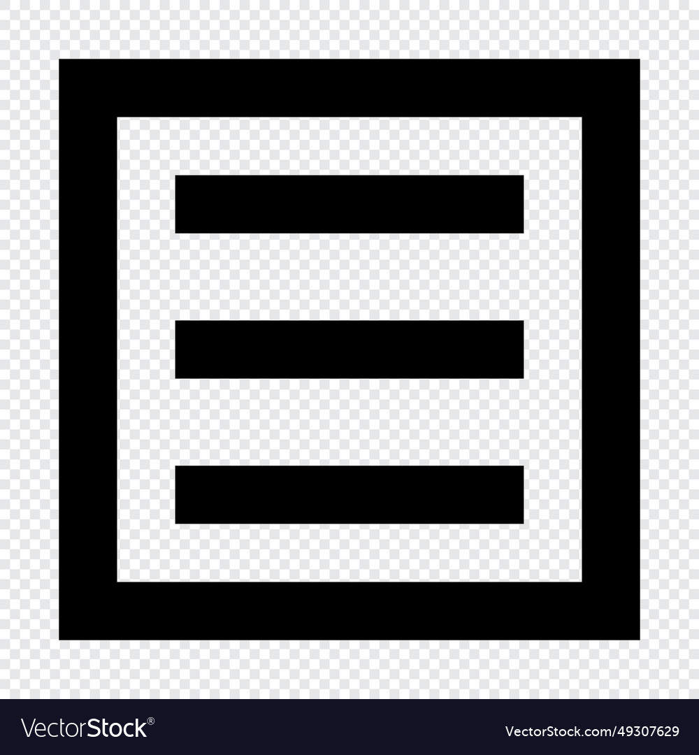 Menu icon suitable for website ui design