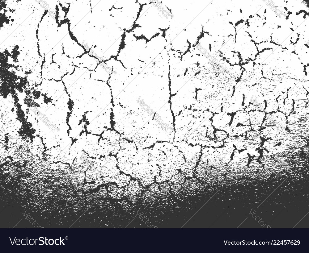 Old concrete wall grunge cracked texture Vector Image