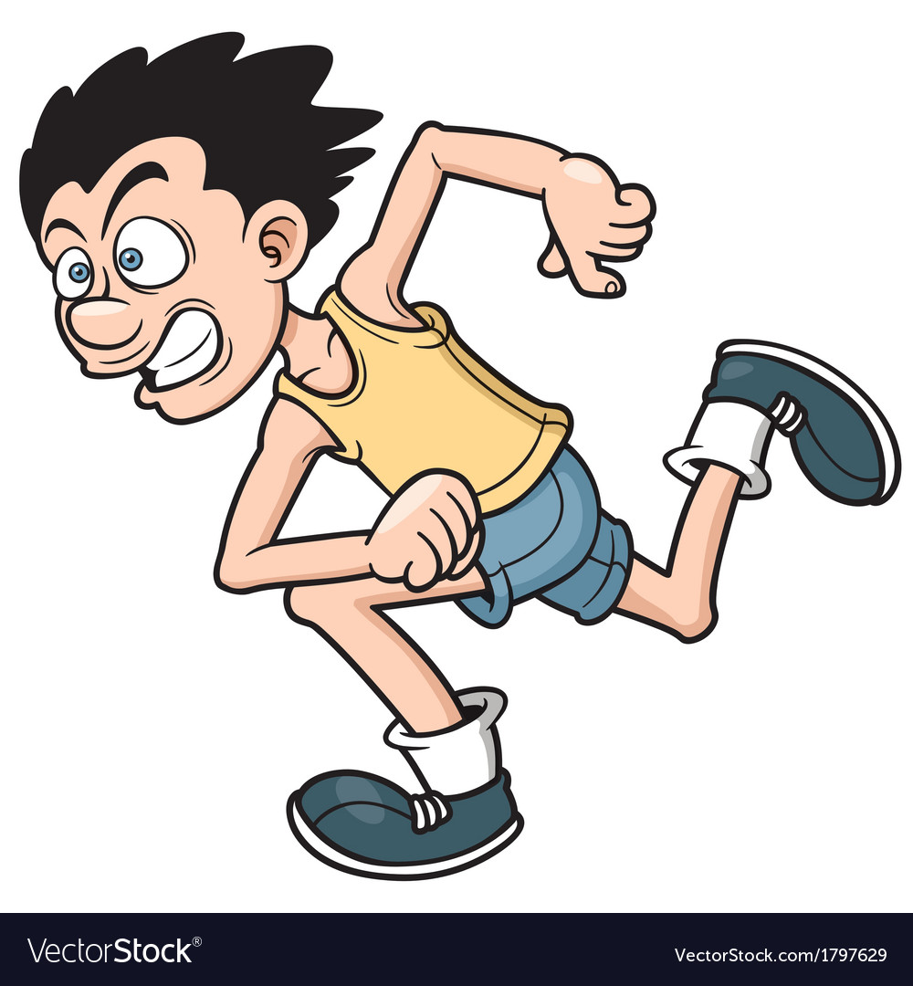 Runner Man Royalty Free Vector Image - Vectorstock