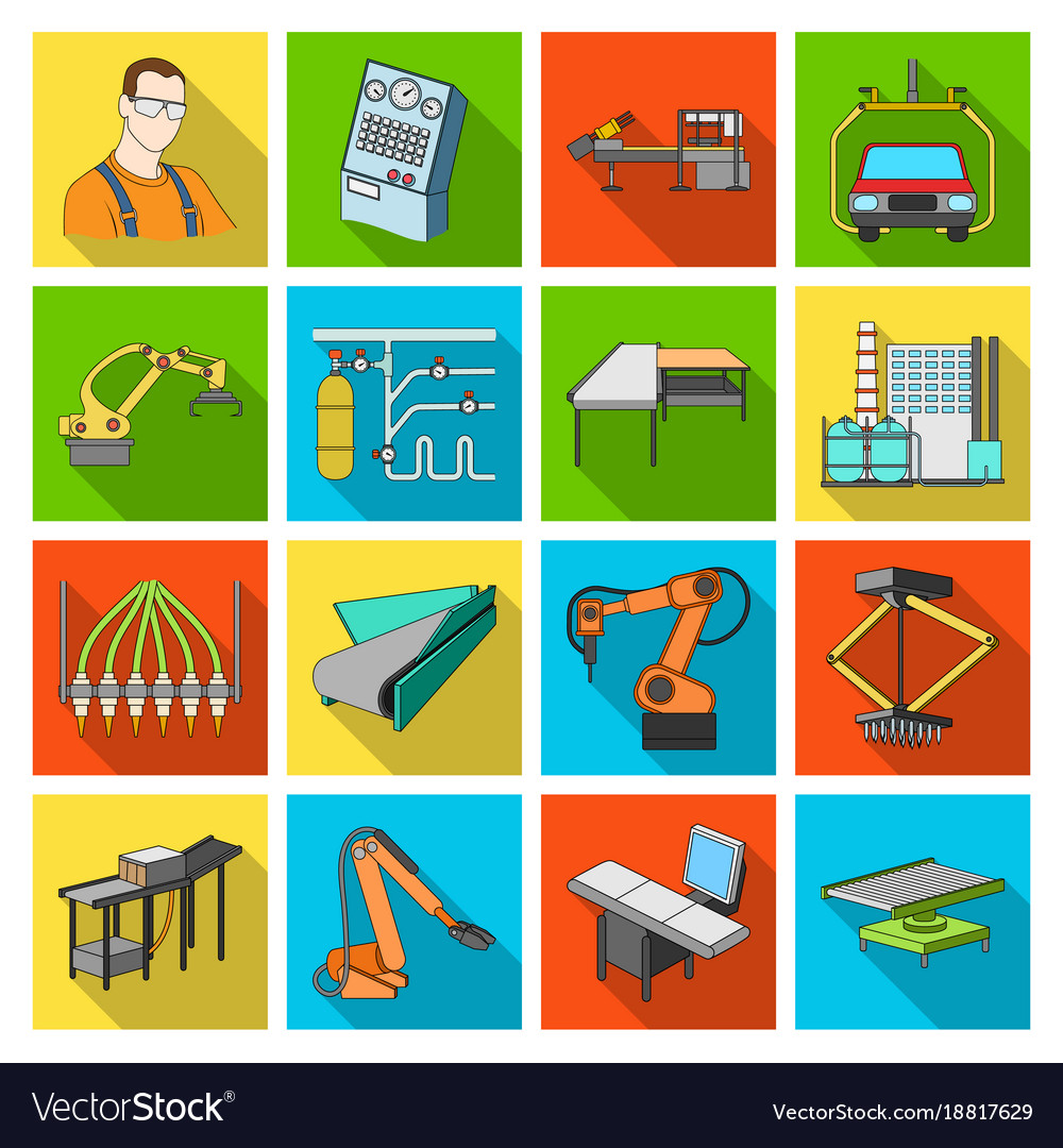 Technical progress and other web icon in flat
