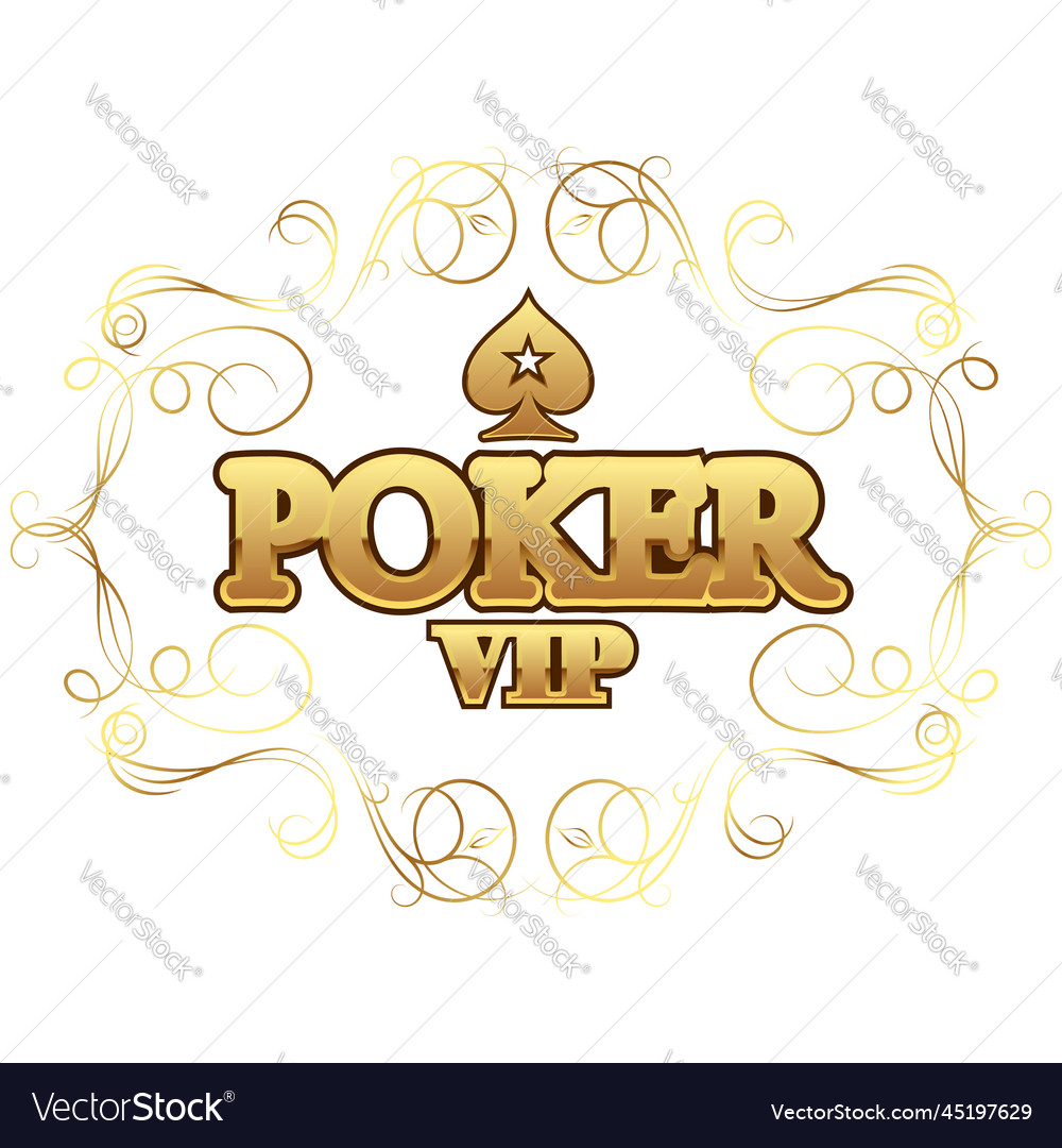 vip-poker-sign-gold-color-with-a-pattern