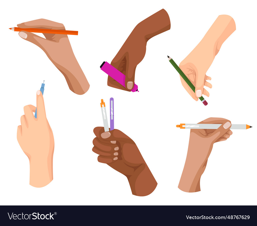Writing tools in hand