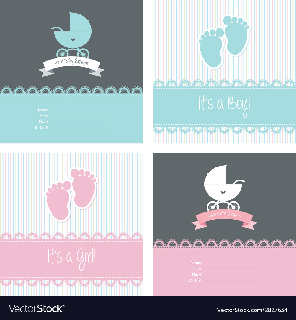 Abstract baby shower background with some special