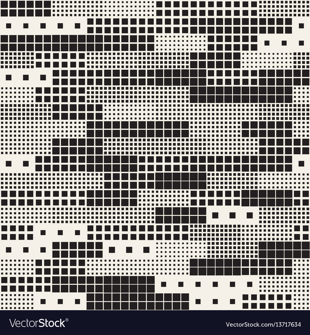 Abstract Halftone Square Pattern