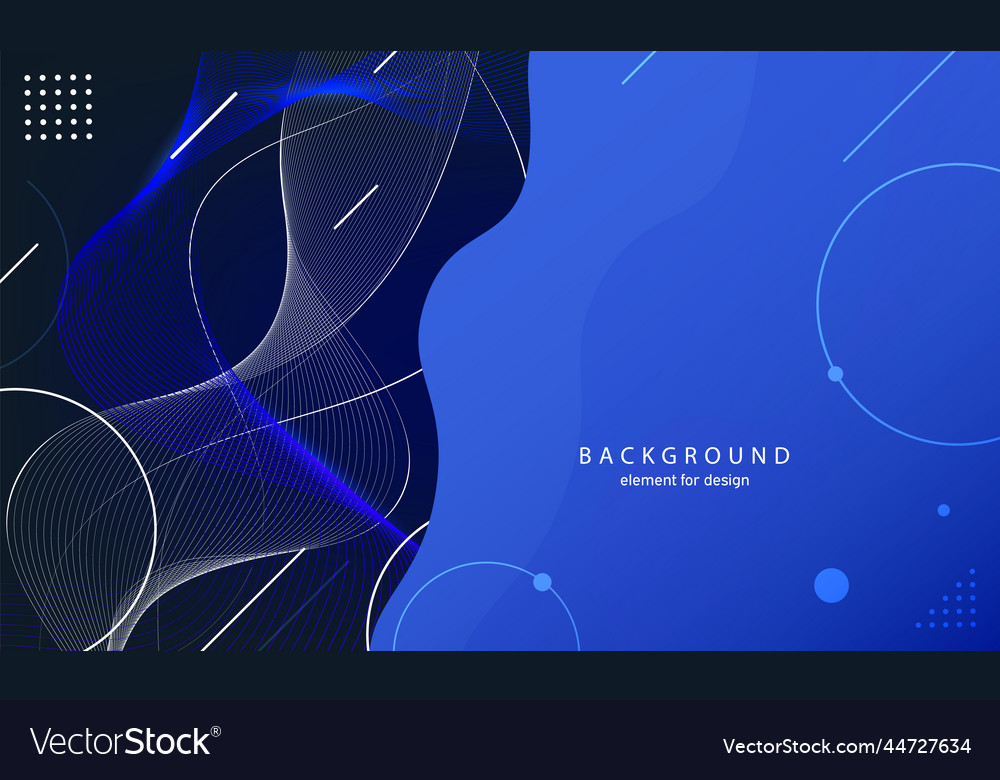 Abstract wave background element for design vector image Abstract wave background element for design
