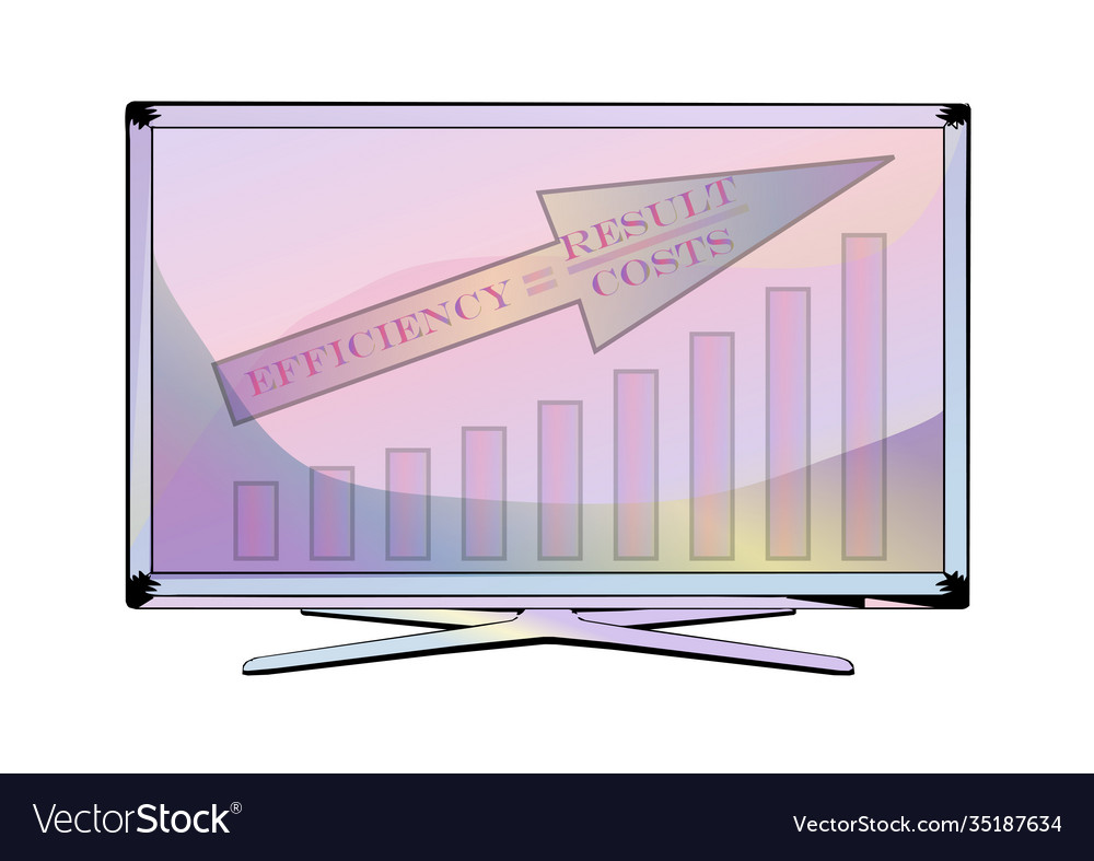 Computer statistics business graph presentation