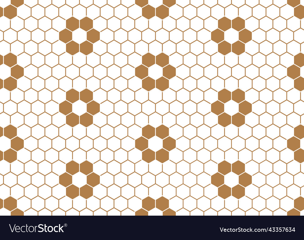 Seamless honeycomb pattern background
