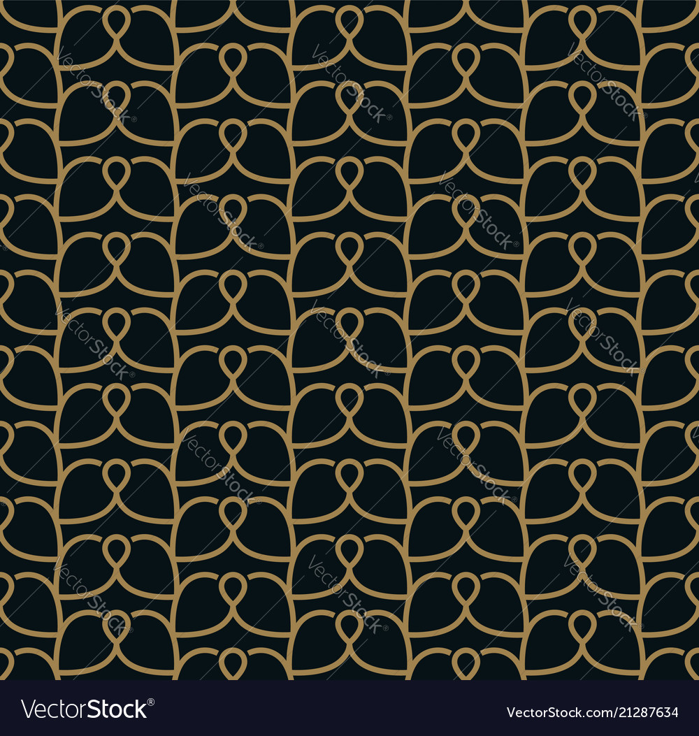 Seamless pattern with line ornament abstract