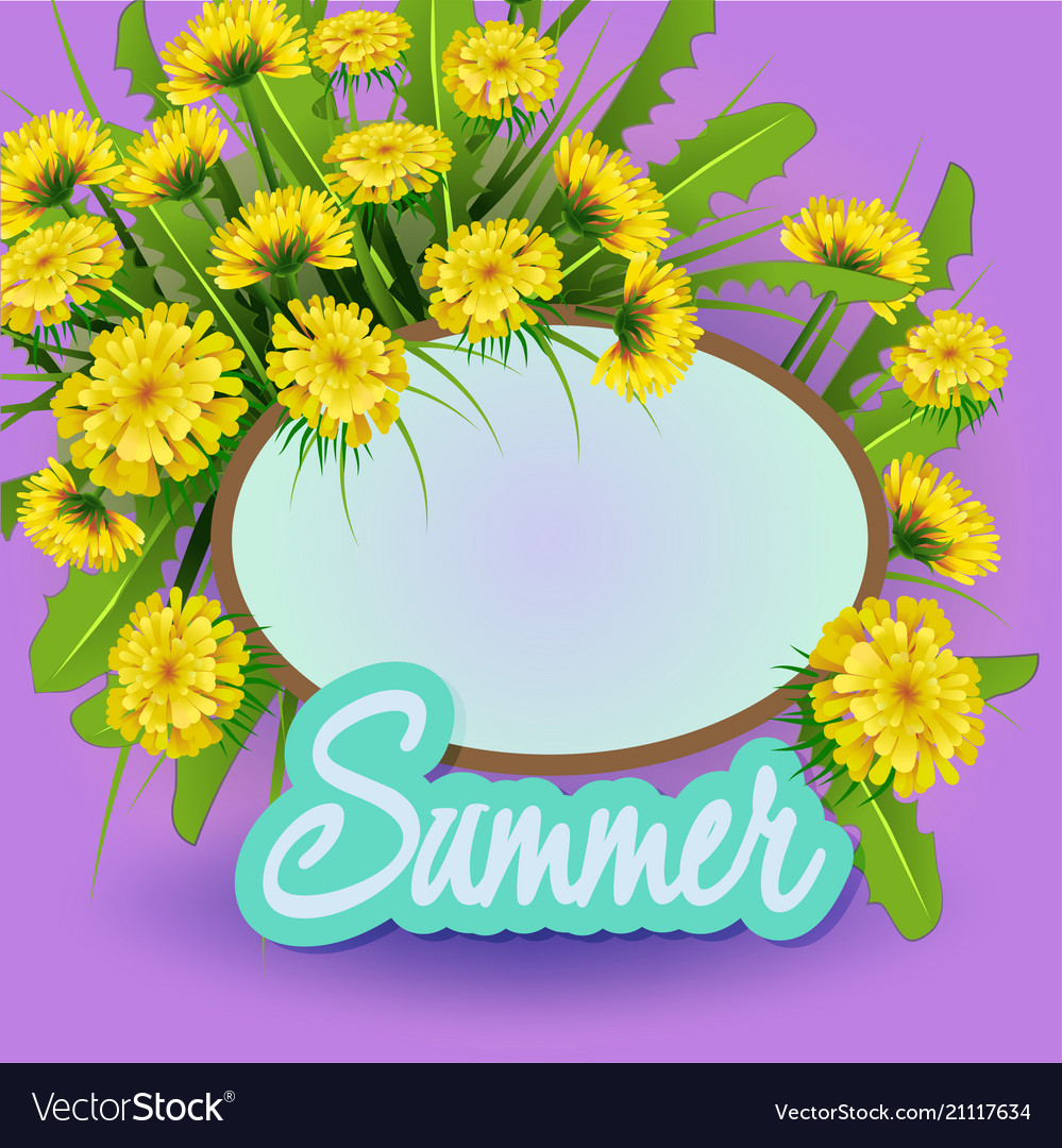 Springtime on background vector image Springtime on background