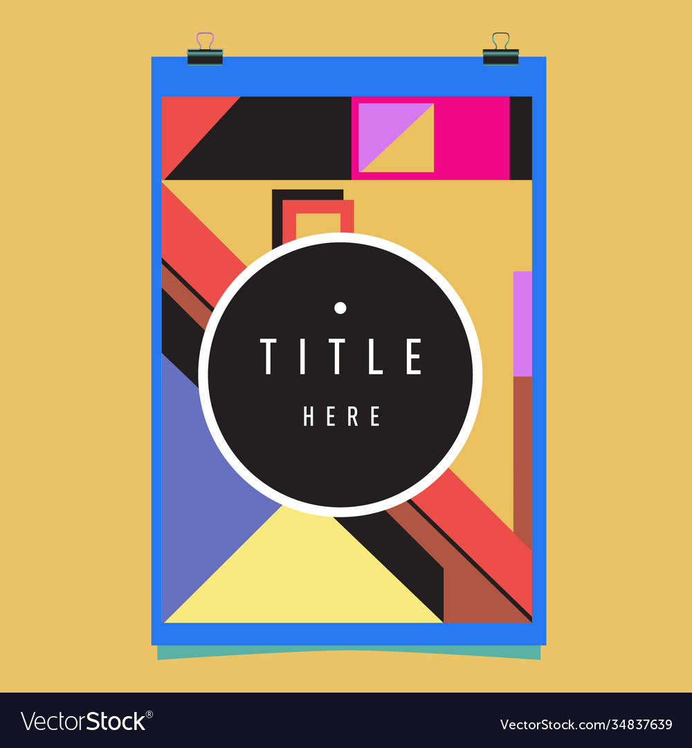Abstract colorful geometric pattern background Vector Image Abstract colorful geometric pattern background