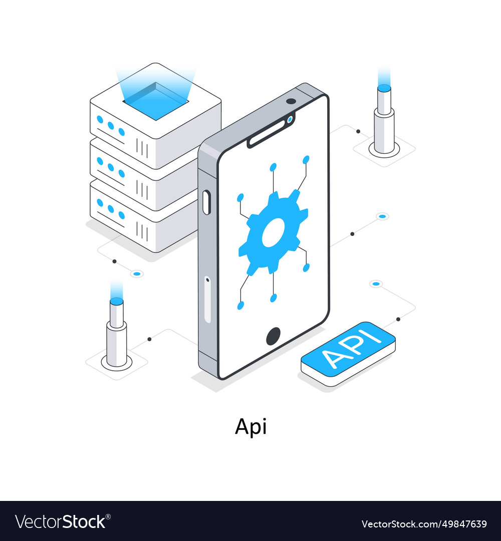 Api isometric stock eps file