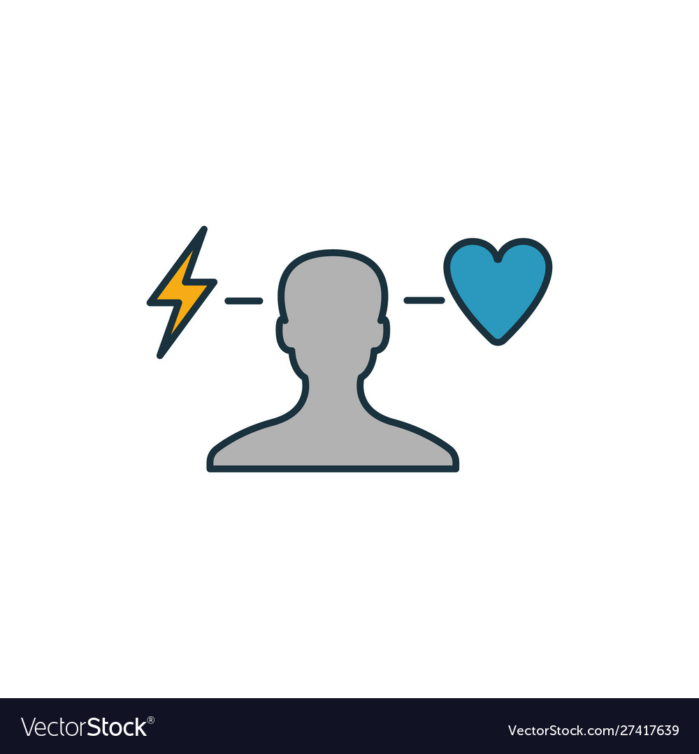 Behavior icon outline filled creative element from vector image Behavior icon outline filled creative element from